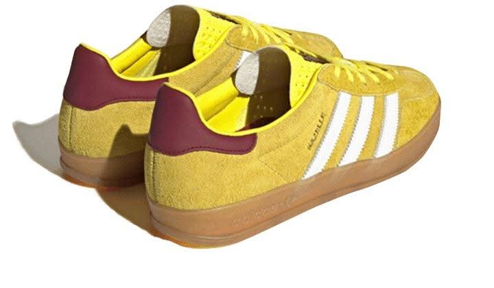 Gazelle Indoor Bright Yellow Burgundy - MNR Sneakers