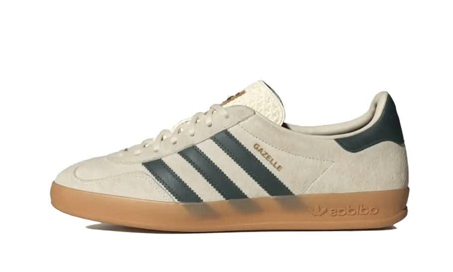 Gazelle Indoor Cream White Collegiate Green Gum - MNR Sneakers