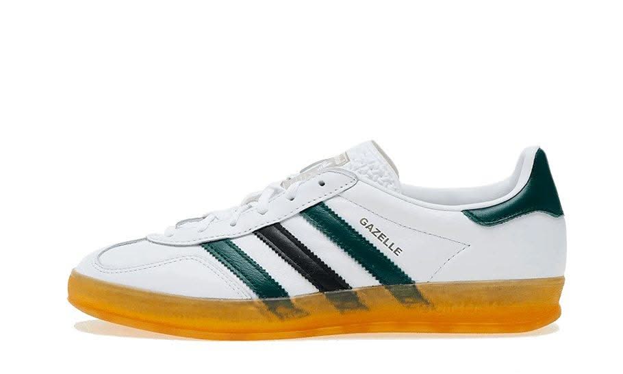 Gazelle Indoor White Collegiate Green - MNR Sneakers
