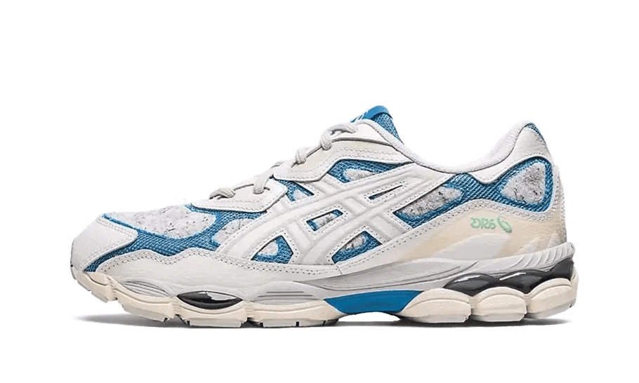 Gel-NYC White Dolphin Blue - MNR Sneakers