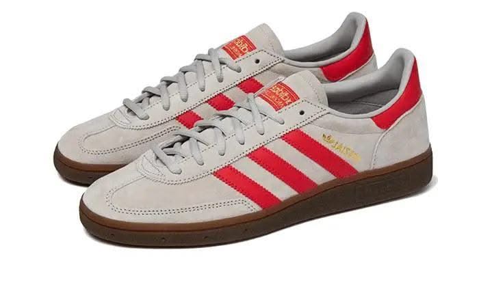 Handball Spezial Grey Two Hi-Res Red - MNR Sneakers