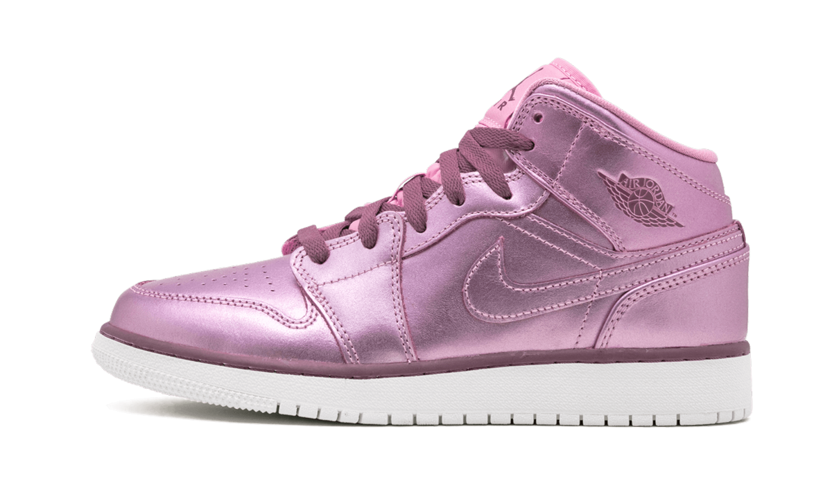 Air Jordan 1 Mid Pink Rise - MNR Sneakers