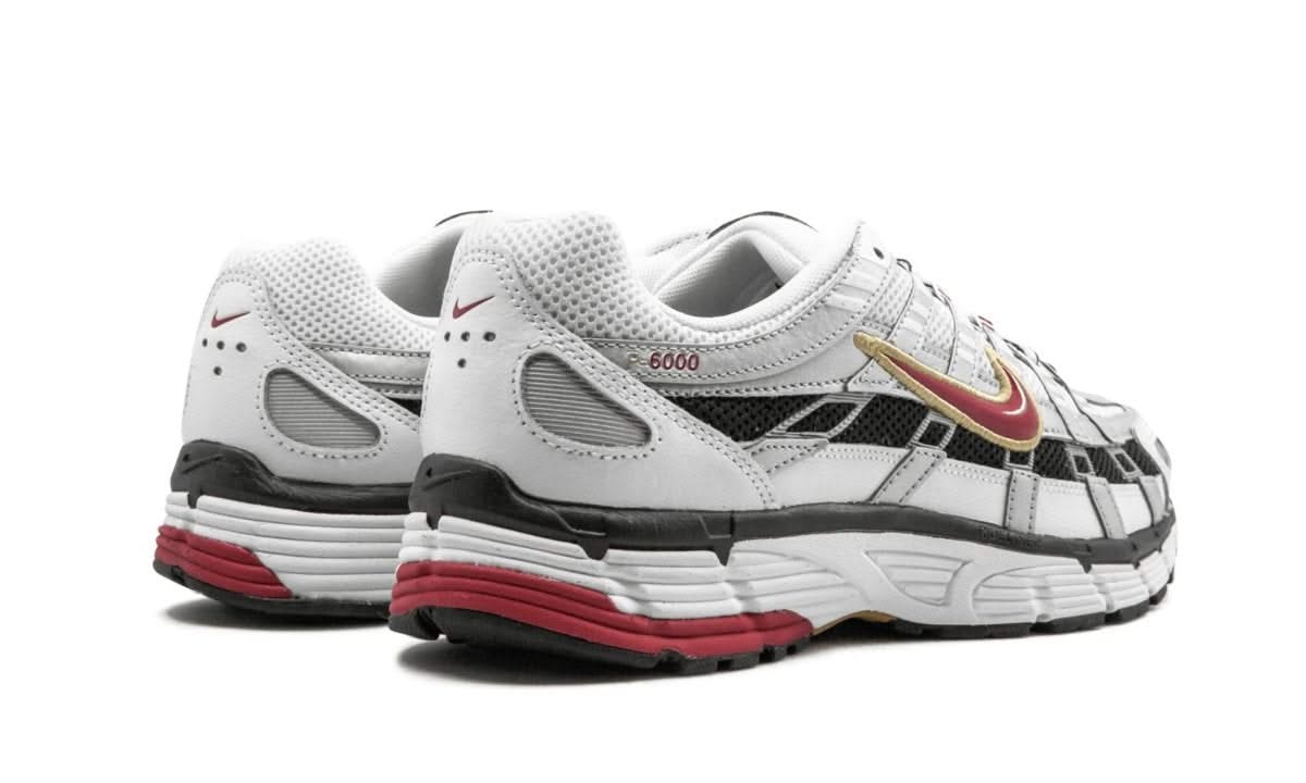 P-6000 White Gold Red - MNR Sneakers