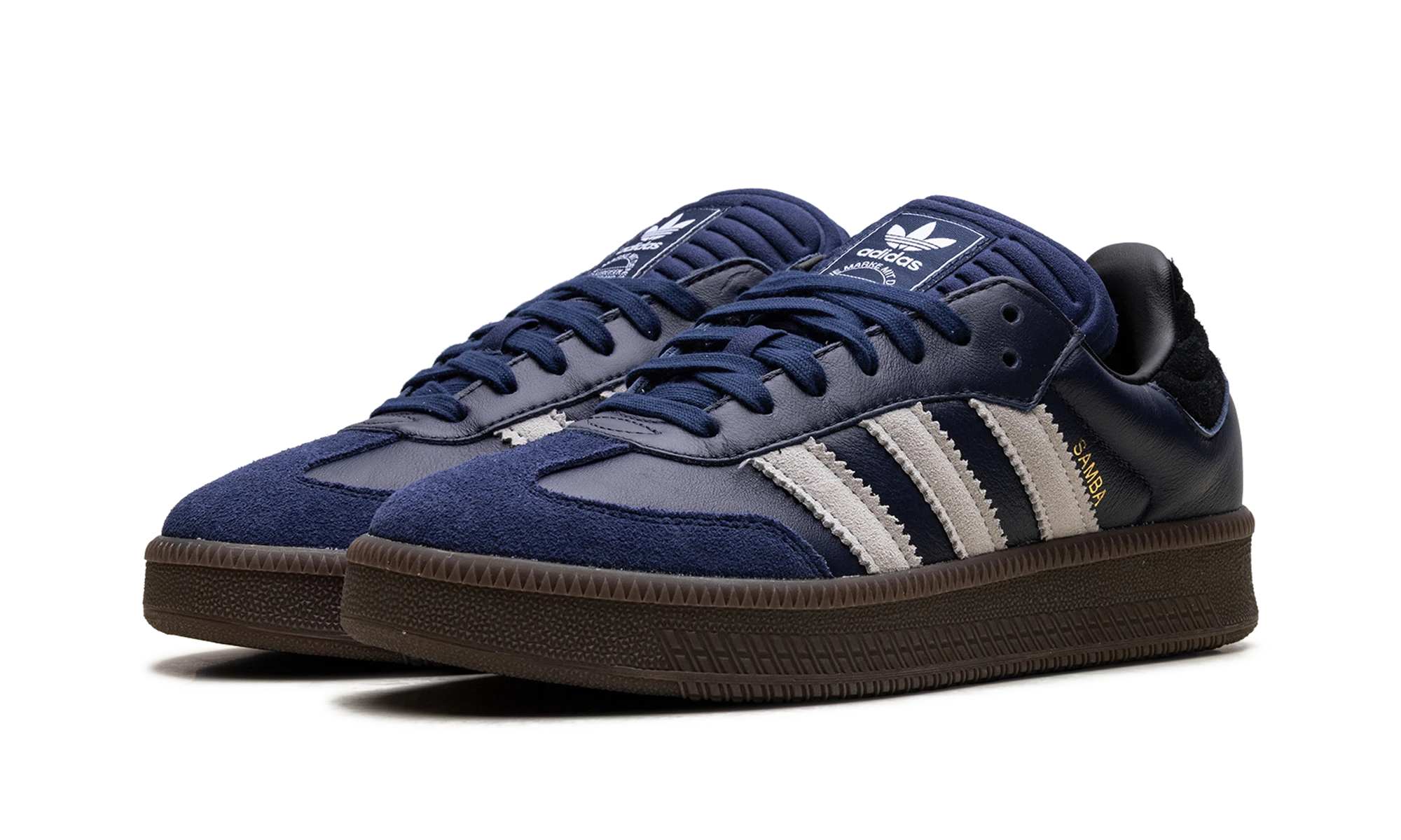 Paire de sneakers Adidas Samba XLG Dark Blue neuve et authentique avec boîte d'origine.