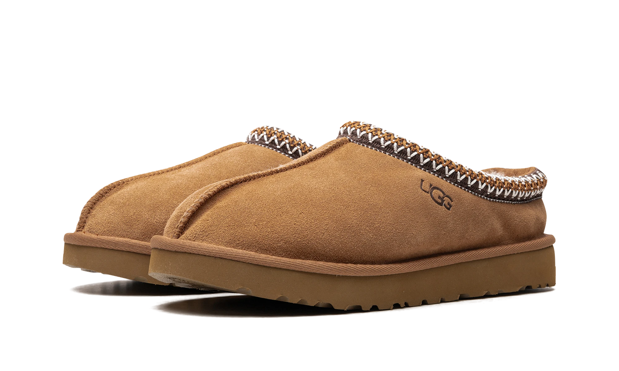 Paire de pantoufles UGG Tasman Slipper Chestnut neuve et authentique avec boîte d'origine.