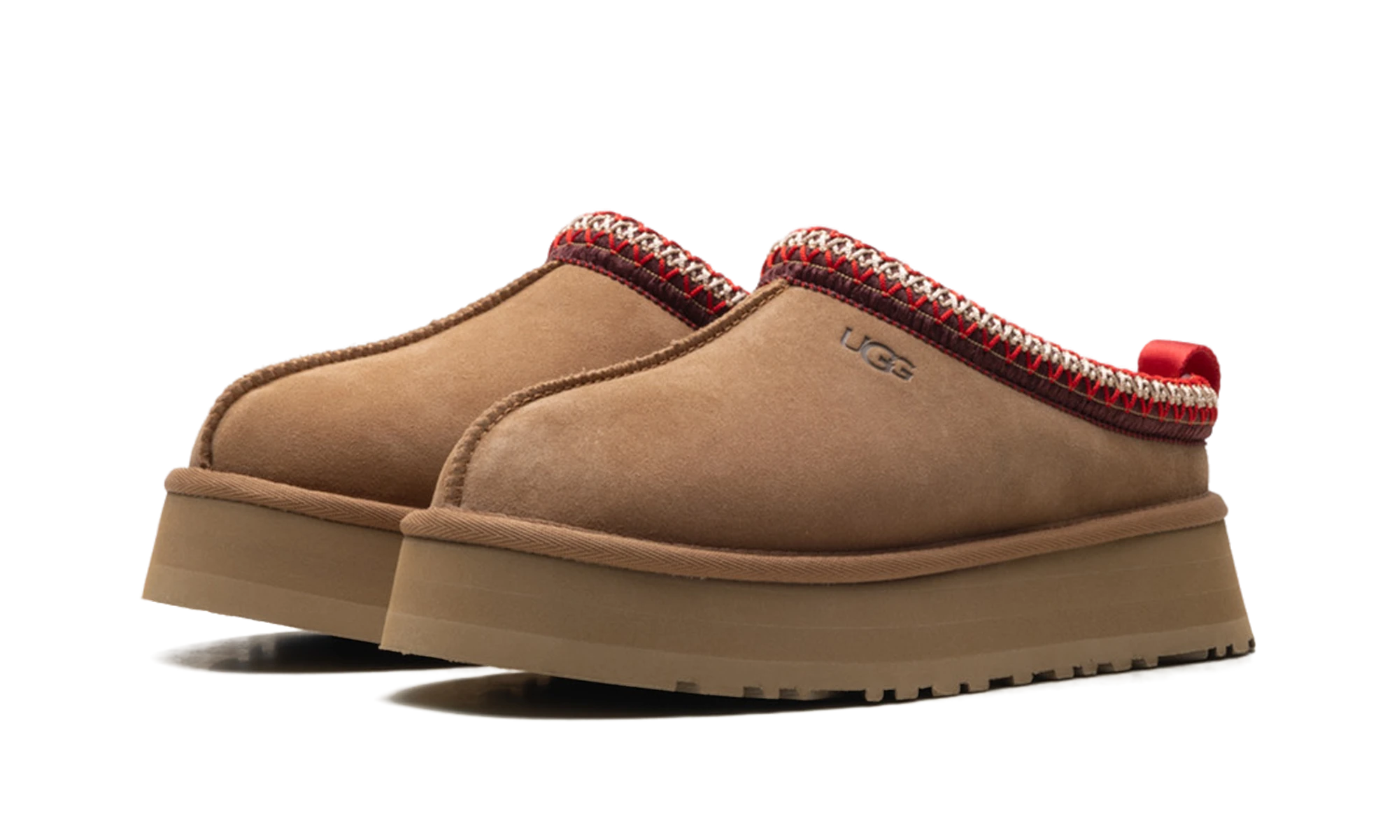 Paire de pantoufles UGG Tazz II Slipper Chestnut neuve et authentique avec boîte d'origine.
