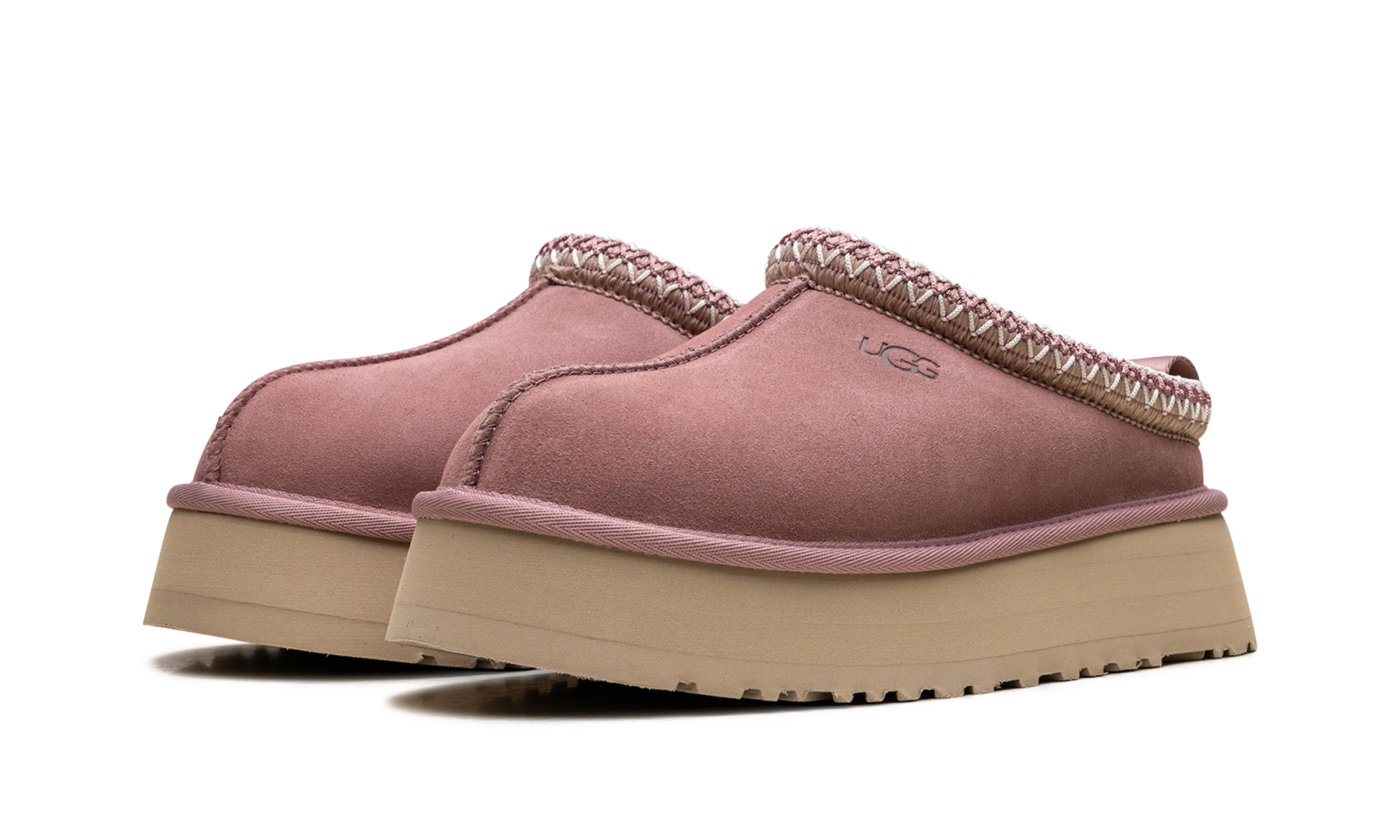 Paire de pantoufles UGG Tazz II Slipper Pink Dawn neuve et authentique avec boîte d'origine.