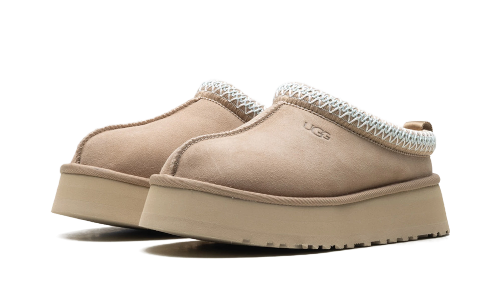 Paire de pantoufles UGG Tazz II Slipper Sand neuve et authentique avec boîte d'origine.
