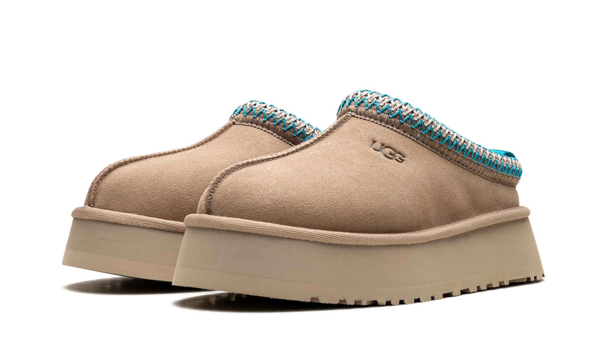 Paire de pantoufles UGG Tazz Slipper Driftwood neuve et authentique avec boîte d'origine.