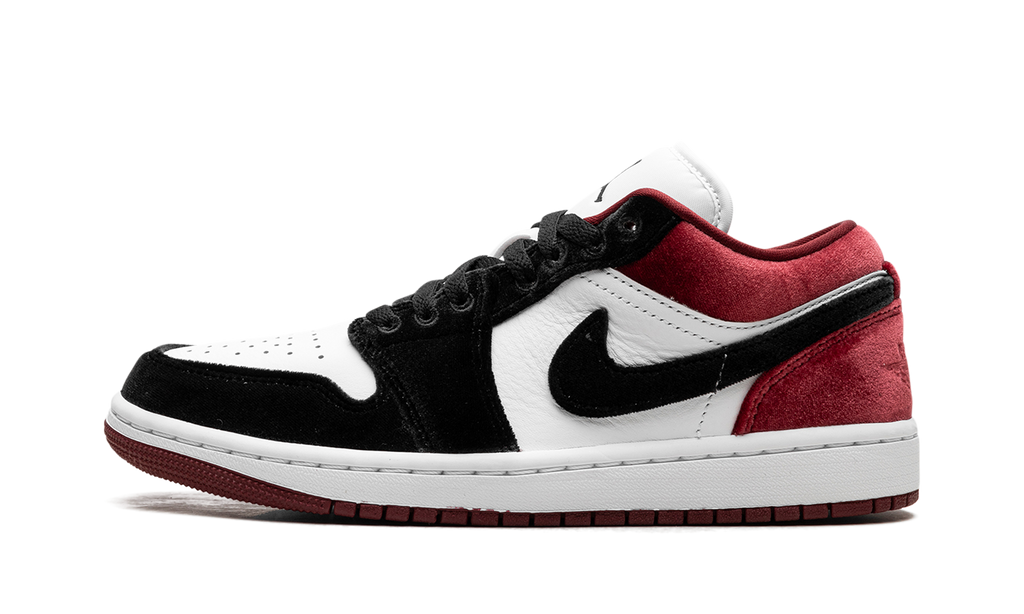 Air Jordan 1 Low SE Velvet Black Toe - MNR Sneakers