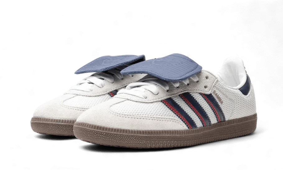 Samba LT Crystal White Dark Blue Gum - MNR Sneakers