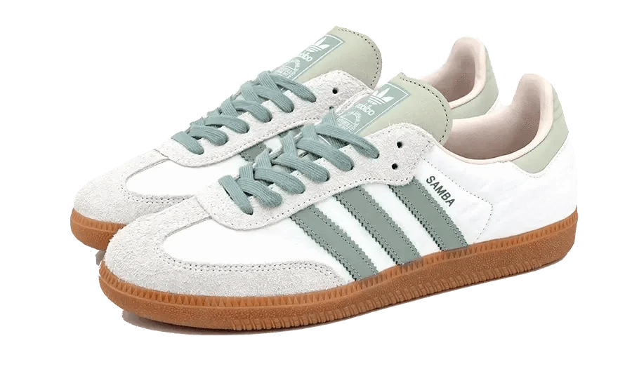 Samba OG Cloud White Silver Green - MNR Sneakers