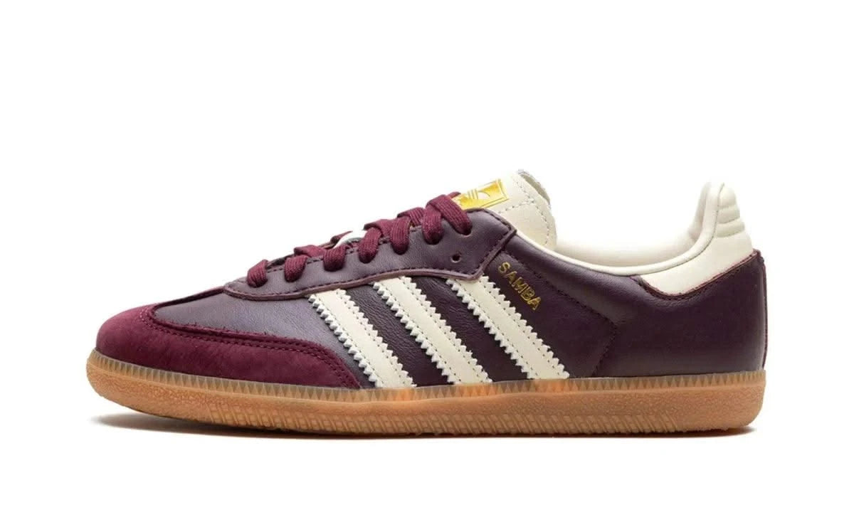 Samba OG Maroon Gold Metallic - MNR Sneakers