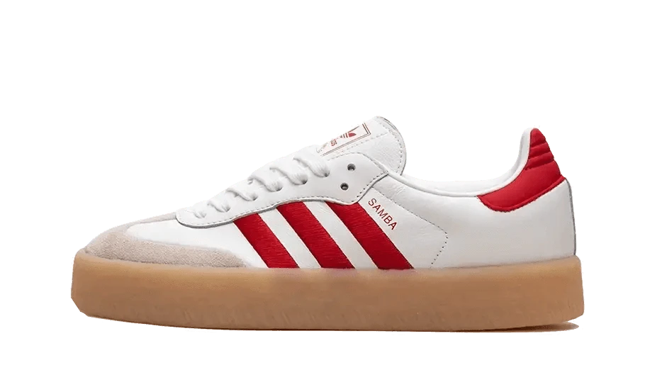 Sambae White Better Scarlet Gum - MNR Sneakers