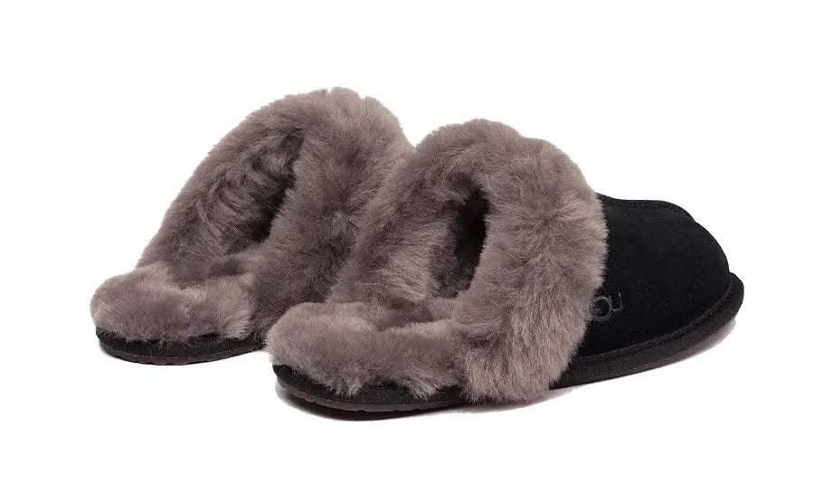 Scuffette II Slipper Black Grey - MNR Sneakers