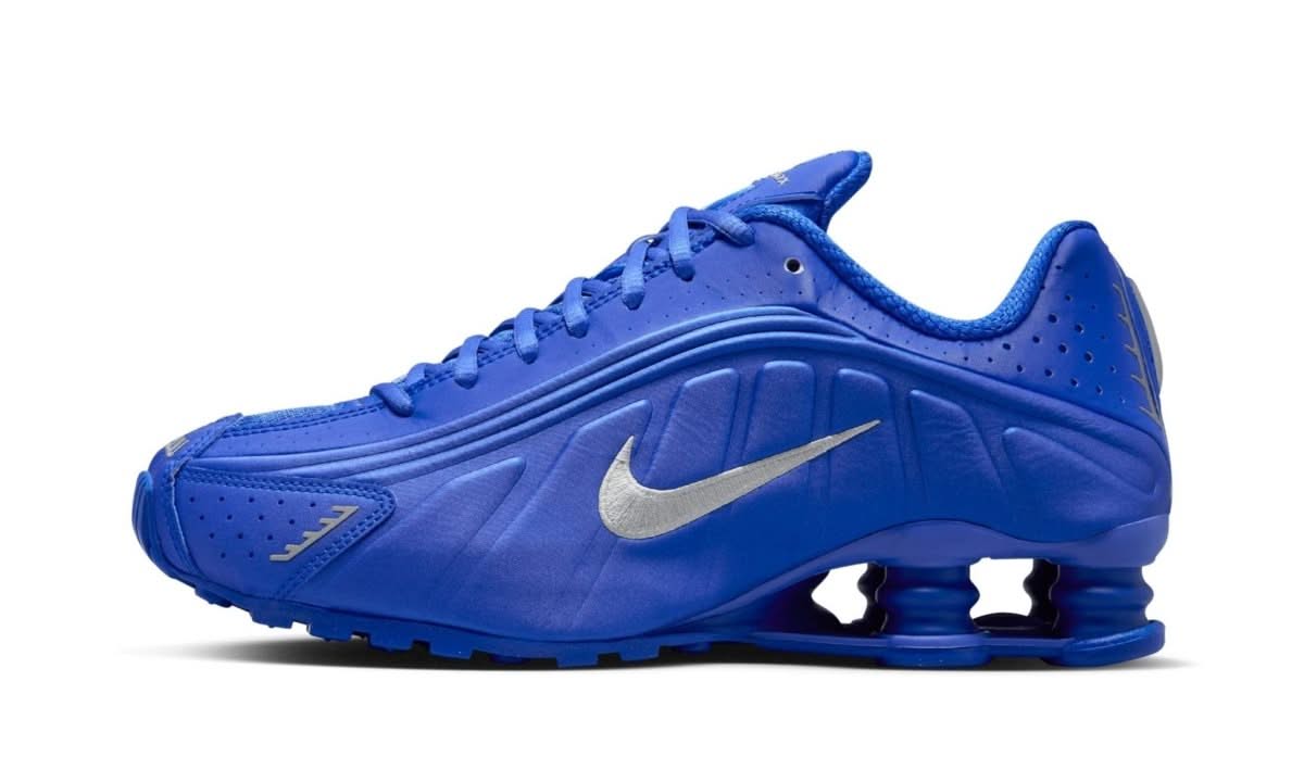 Shox R4 Racer Blue Metallic Silver - MNR Sneakers