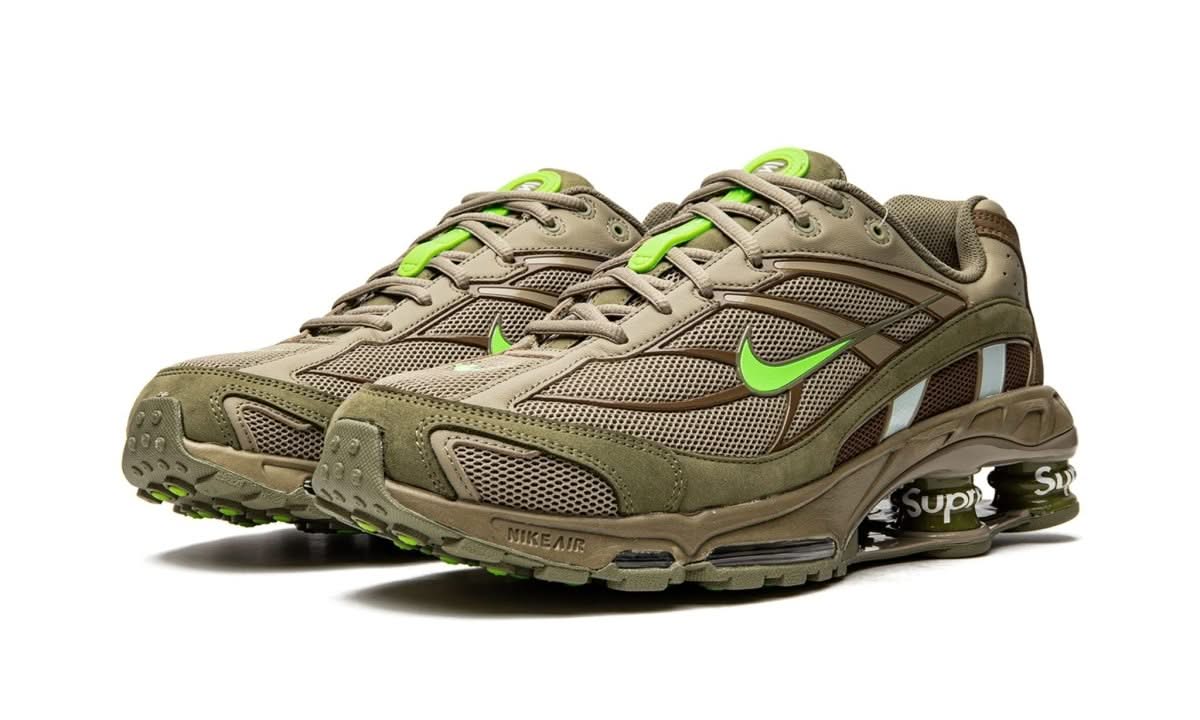 Shox Ride 2 Supreme Kaki - MNR Sneakers