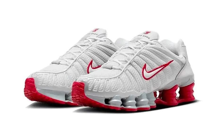 Shox TL Platinum Tint Gym Red - MNR Sneakers