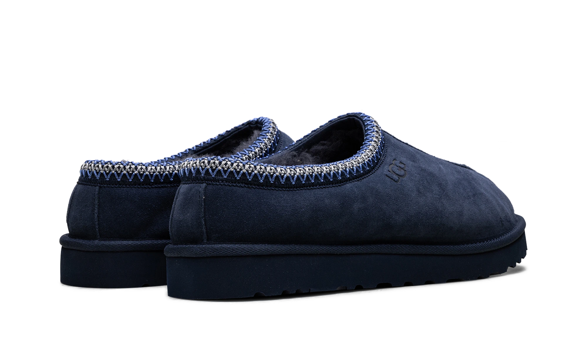Vue arrière des talons de la UGG Tasman II Slipper Deep Ocean.