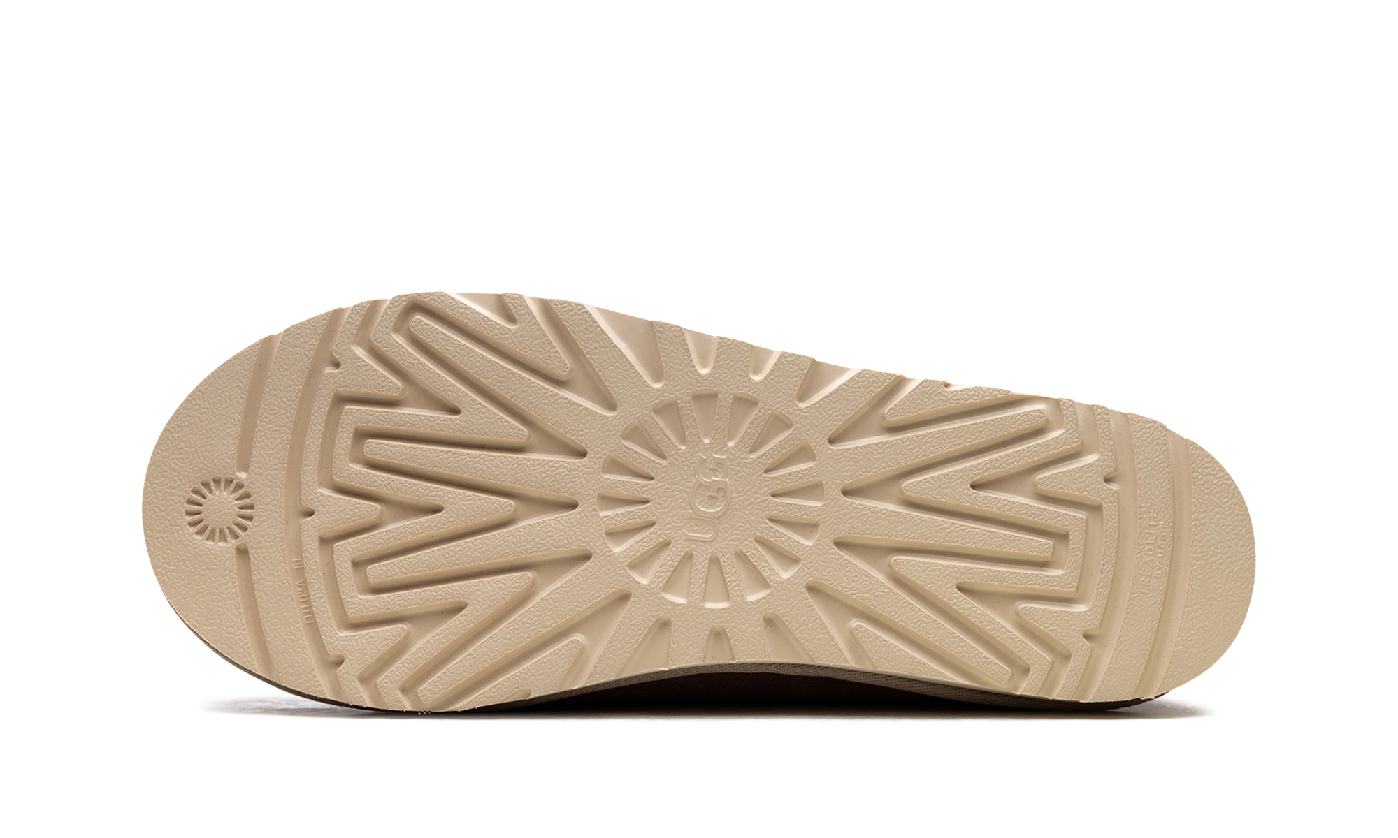 Semelle extérieure en caoutchouc de la UGG Tasman Slipper Chestnut Samba Red.