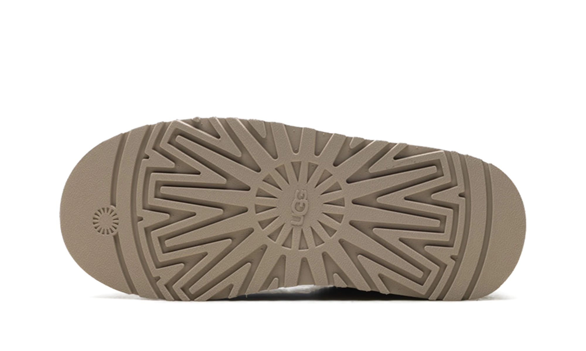 Semelle extérieure en caoutchouc de la UGG Tazz II Slipper Muted Brass.