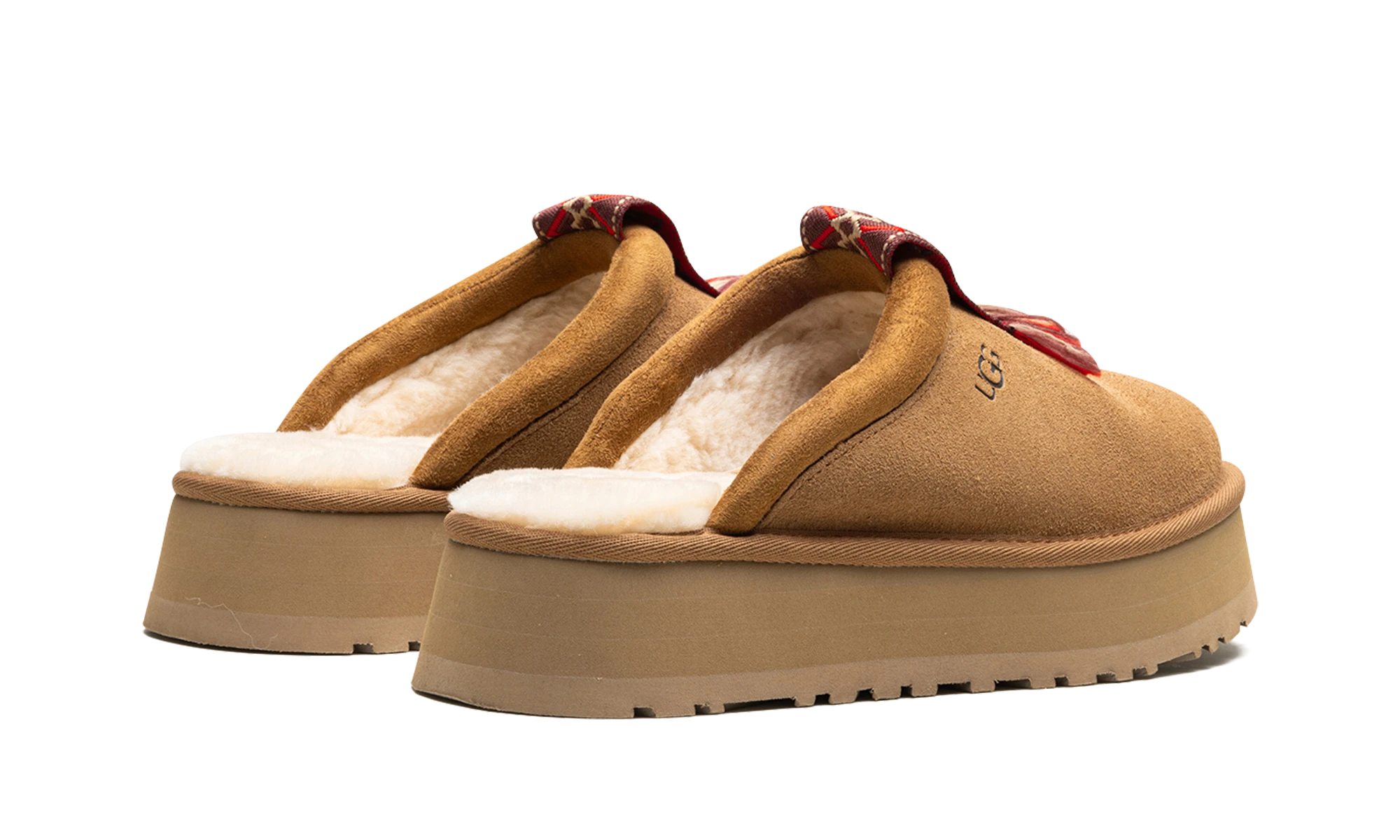 Vue arrière des talons de la UGG Tazzle Chestnut.