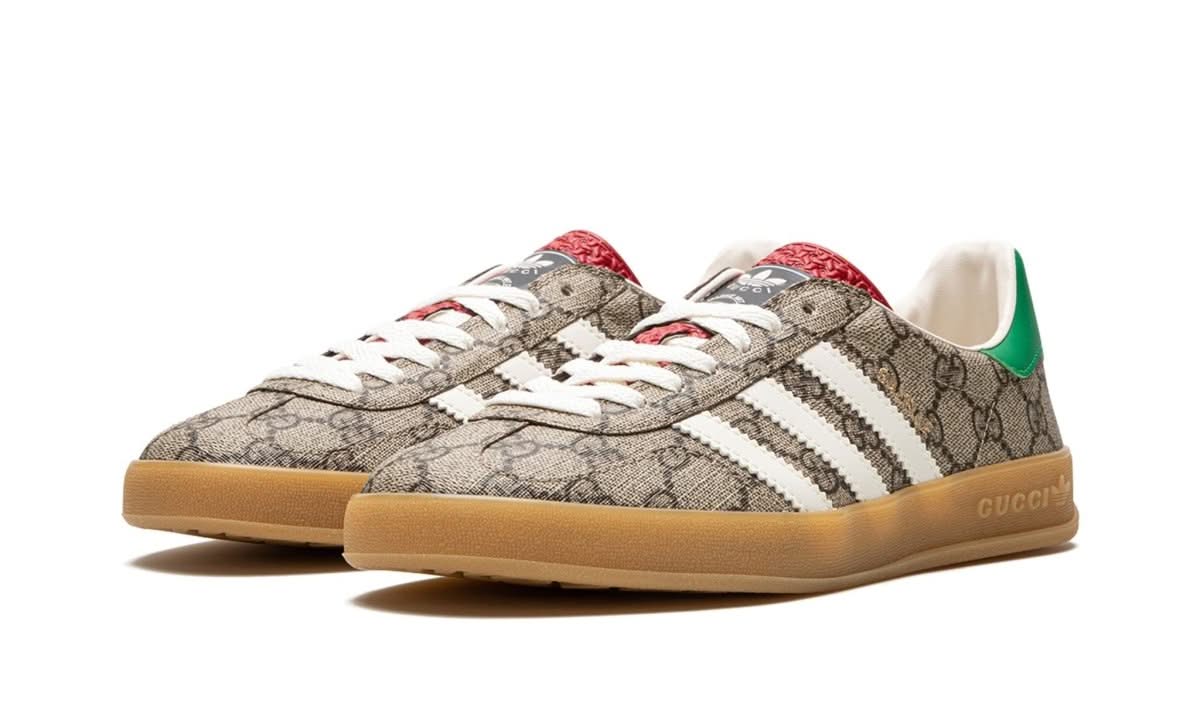 x Gucci Gazelle Beige GG Monogram - MNR Sneakers