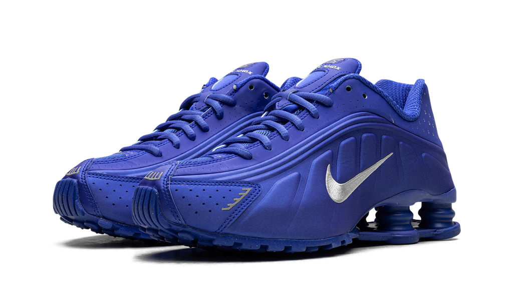 Shox R4 Racer Blue Metallic Silver