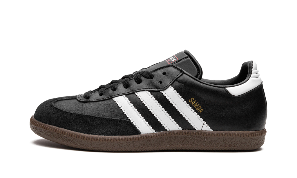 Samba-Leder Schwarz Weiß