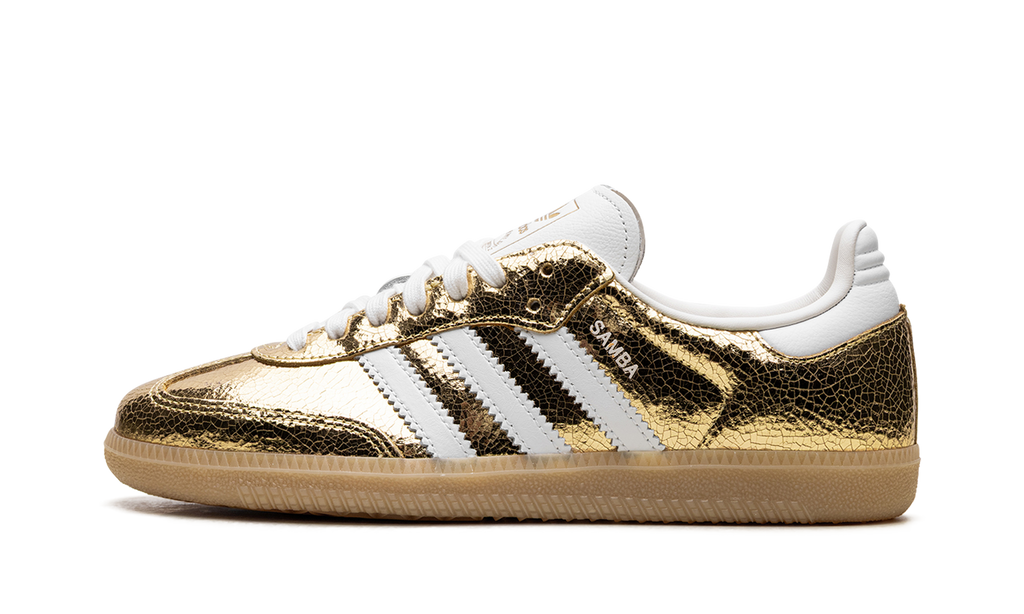 Samba OG Gold Metallic Cracked Leather - KI5719