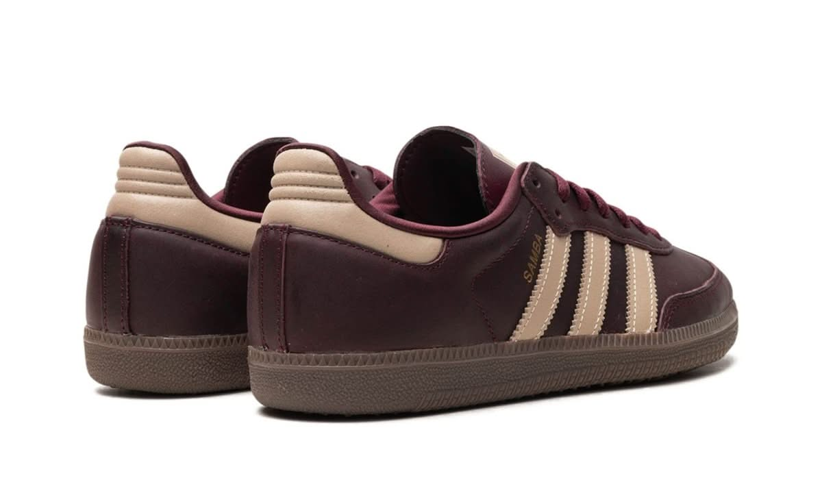 adidas Samba OG Maroon Crystal Sand - MNR Sneakers