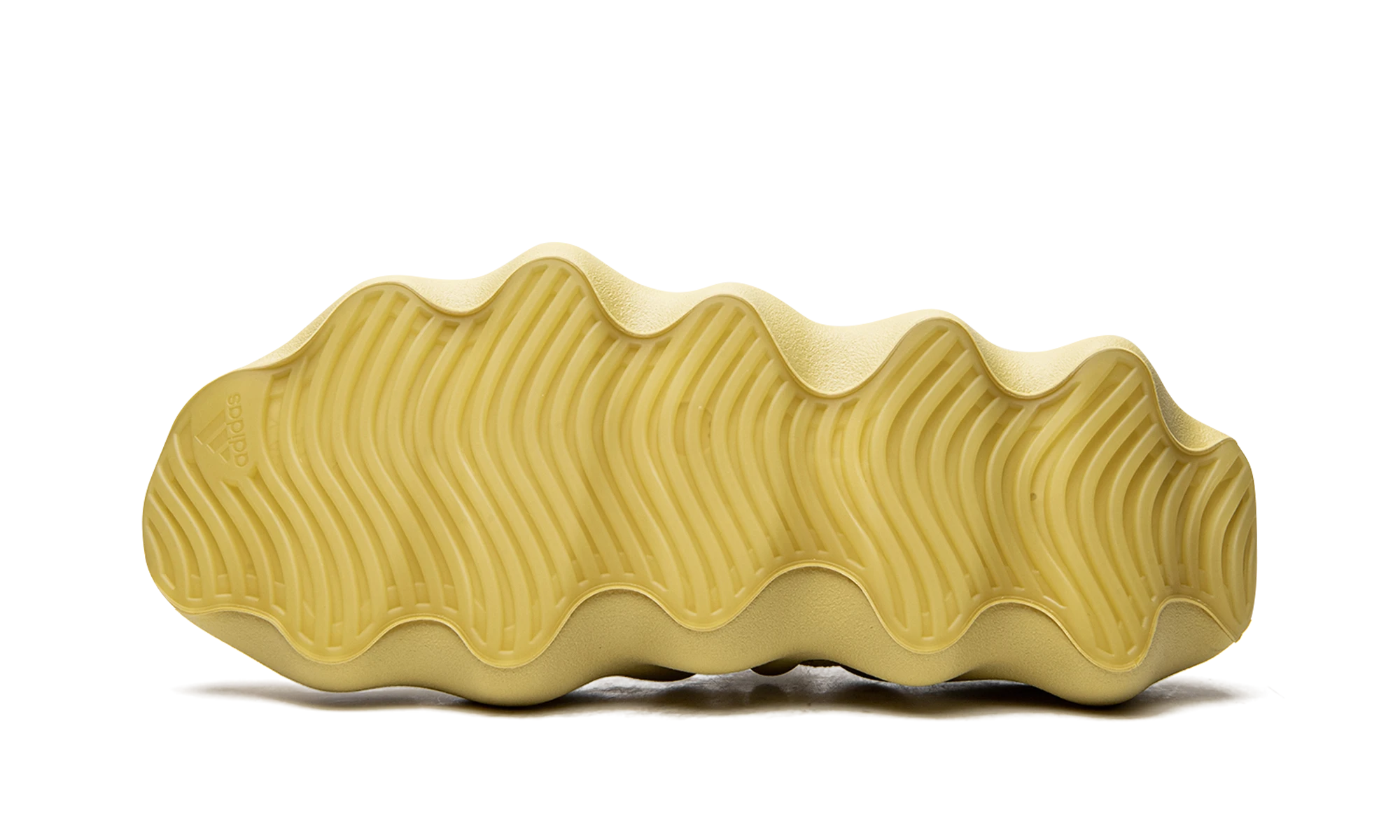 Semelle extérieure en caoutchouc de la Adidas Yeezy 450 Sulfur.