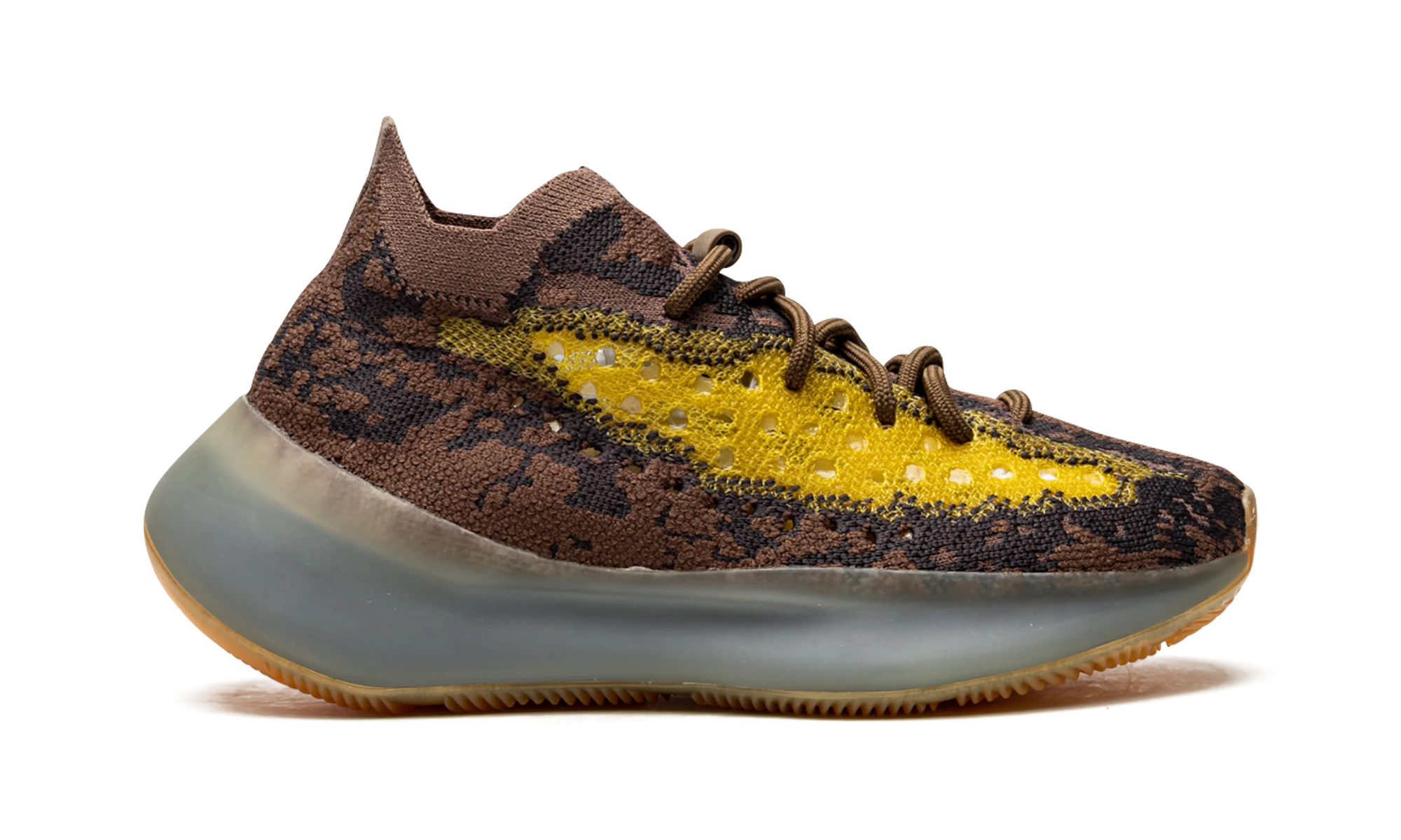 Basket Adidas Yeezy Boost 380 Lmnte en maille, disponible en France, Suisse, Belgique et Luxembourg — vue de profil extérieur.