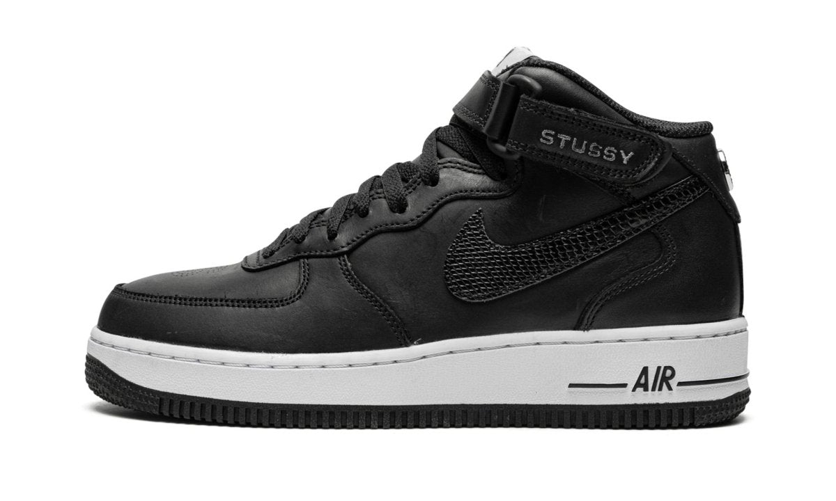 Air Force 1 Mid Stussy All Black