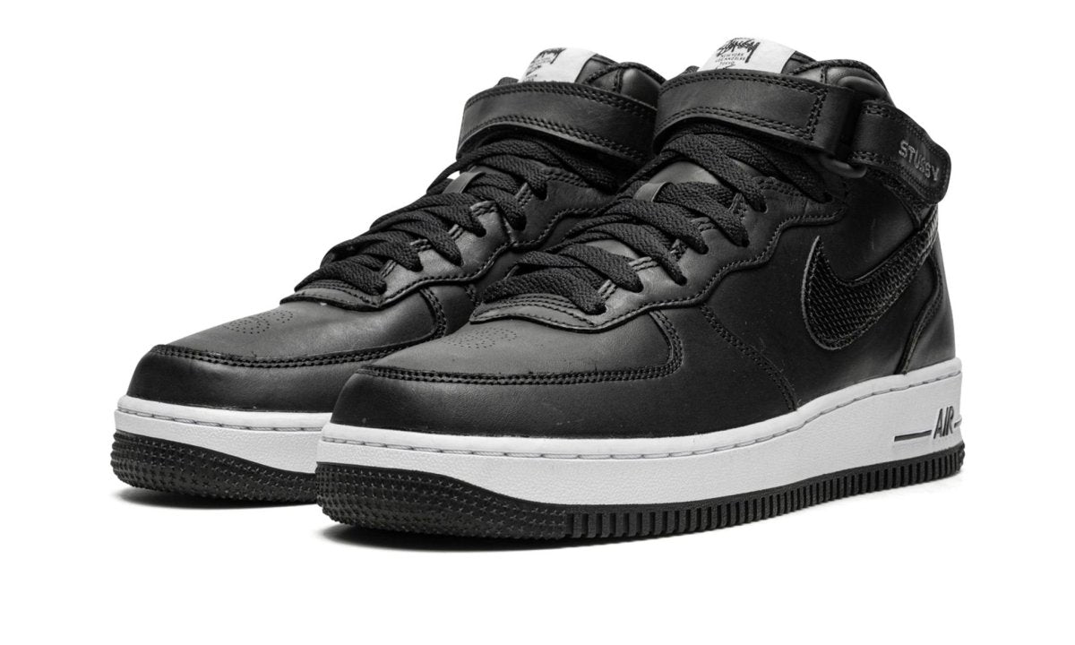 Air Force 1 Mid Stussy All Black