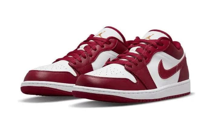 Air Jordan 1 Low Cardinal Red - MNR Sneakers