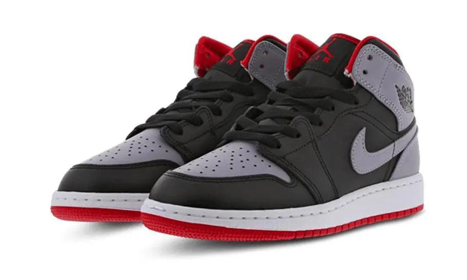 Air Jordan 1 Mid Cement Grey Red