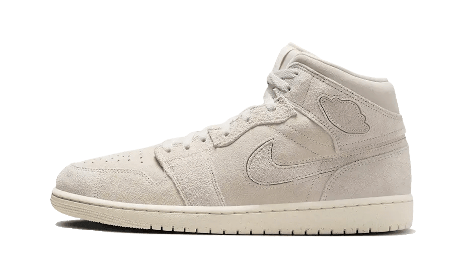 Air Jordan 1 Mid Craft Suede Ivory