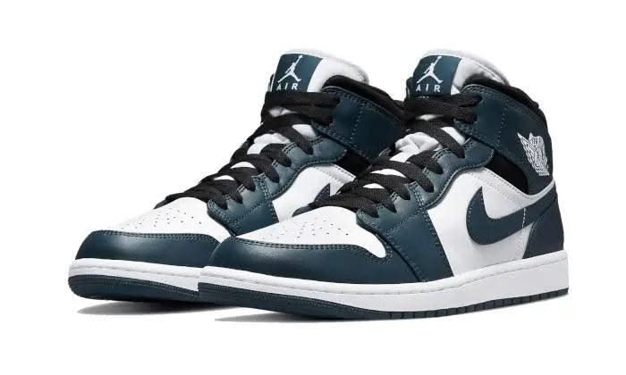 Air Jordan 1 Mid Dark Teal - MNR Sneakers