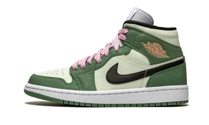 Air Jordan 1 Mid Dutch Green - MNR Sneakers