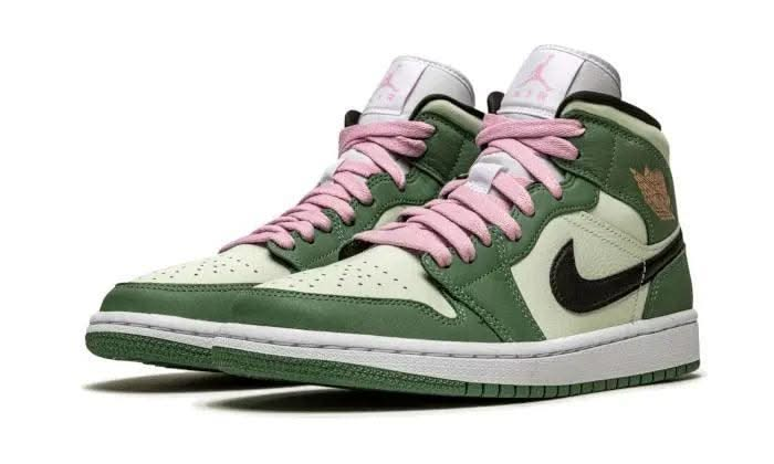 Air Jordan 1 Mid Dutch Green - MNR Sneakers