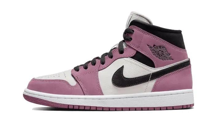 Air Jordan 1 Mid Light Mulberry - MNR Sneakers