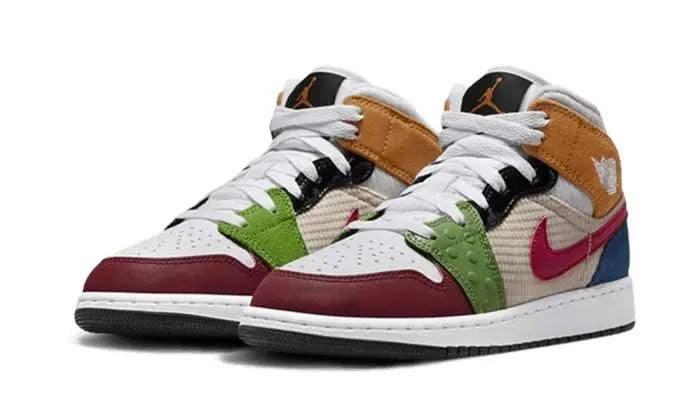 Air Jordan 1 Mid SE Patchwork - MNR Sneakers