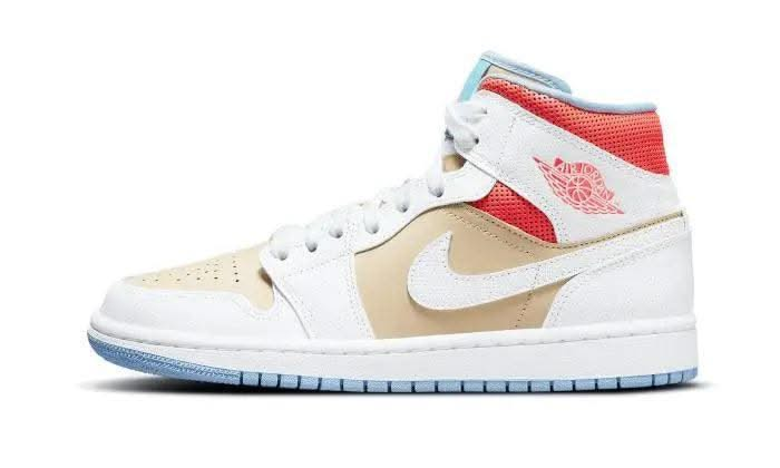 Air Jordan 1 Mid SE Sesame - MNR Sneakers