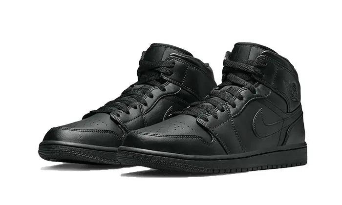 Air Jordan 1 Mid Triple Black (2022) - MNR Sneakers