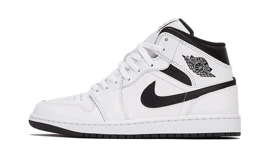 Air Jordan 1 Mid White Black