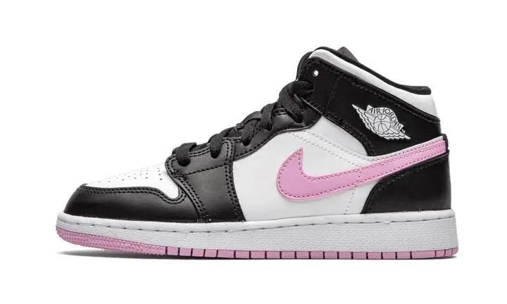 Air Jordan 1 Mid White Black Light Arctic Pink - MNR Sneakers