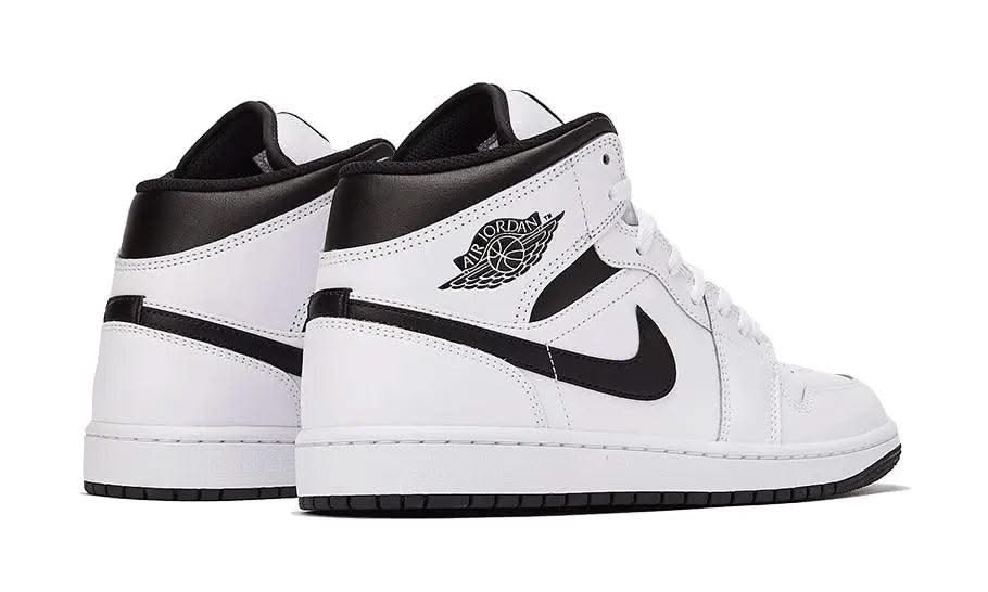 Air Jordan 1 Mid White Black - MNR Sneakers