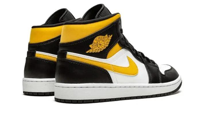 Air Jordan 1 Mid White Pollen Black - MNR Sneakers