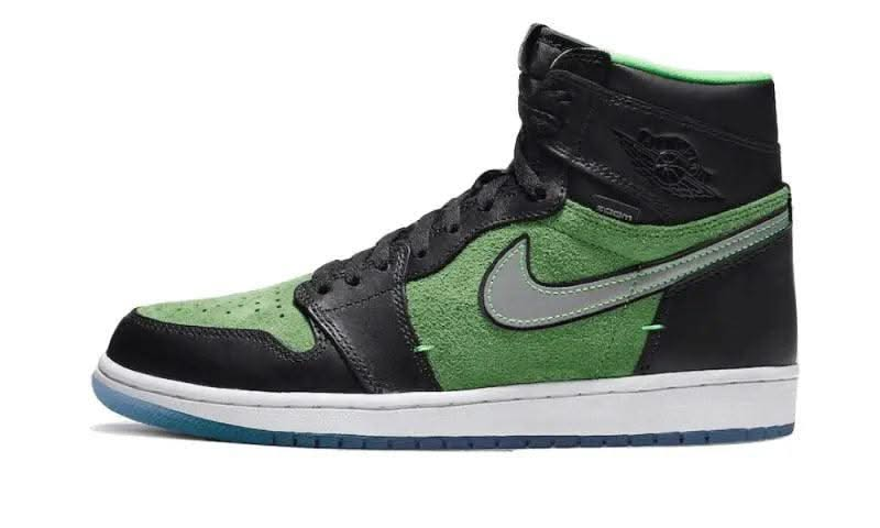 Air Jordan 1 Retro High Zoom Black Green - MNR Sneakers